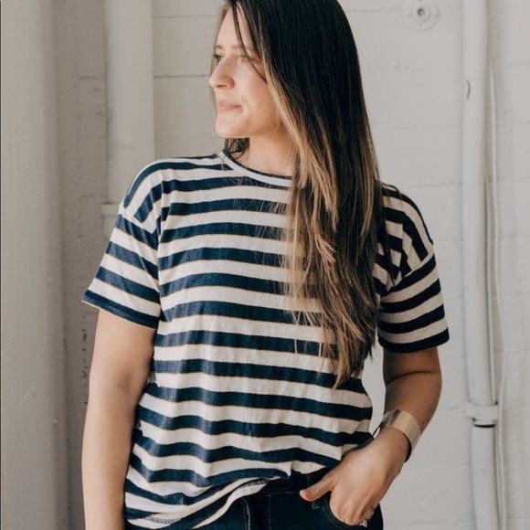 CJLA Striped Olivia T-Shirt - Picture 1 of 3